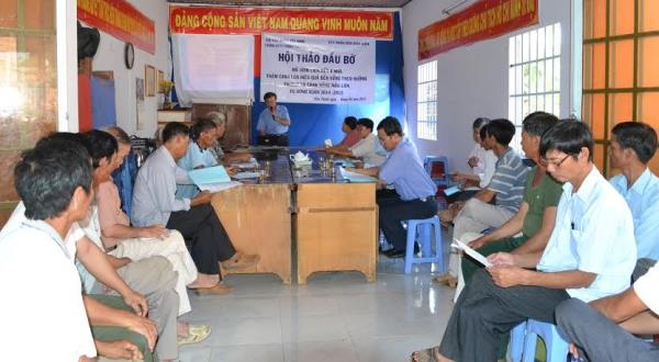 Châu Thành: Hội thảo đầu bờ tổng kết mô hình liên kết 4 nhà 